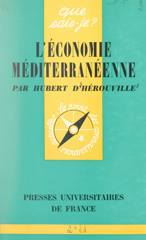 L'économie méditerranéenne - Hubert d'Hérouville - (Presses universitaires de France) réédition numérique FeniXX