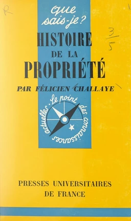 Histoire de la propriété