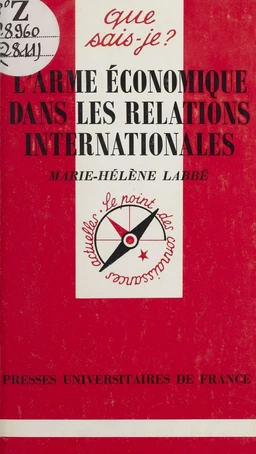 L'arme économique dans les relations internationales