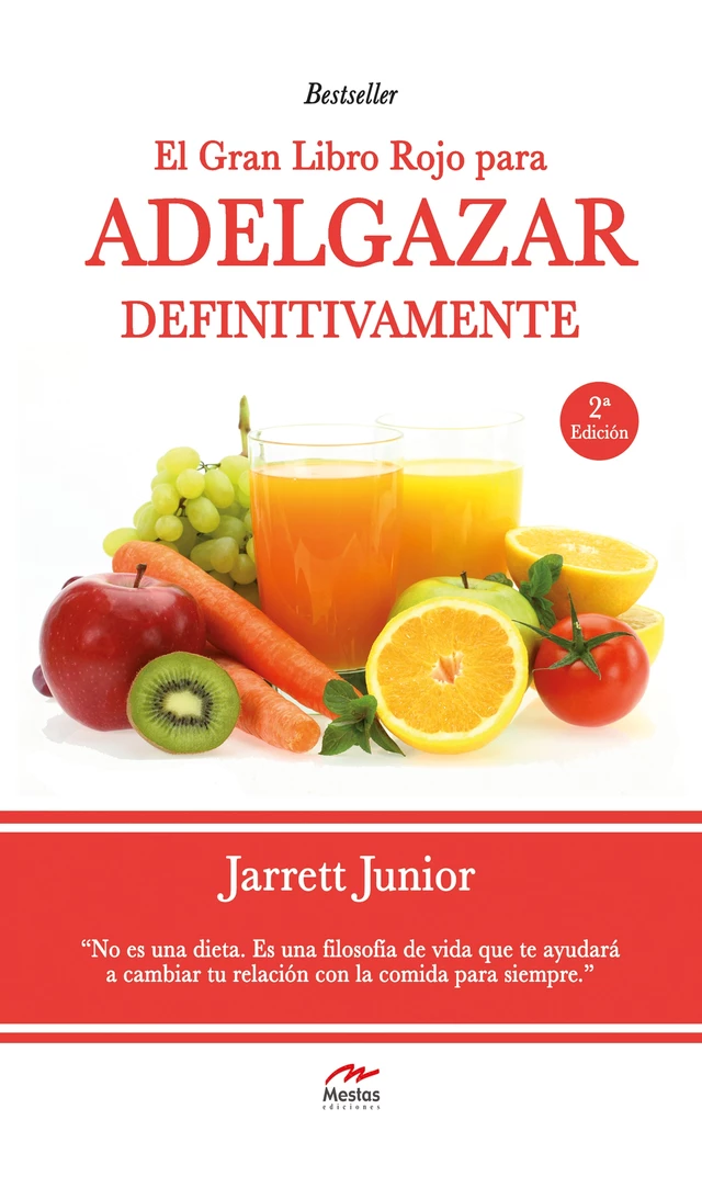 El gran Libro Rojo para adelgazar definitivamente - Jarrett Junior - Mestas Ediciones