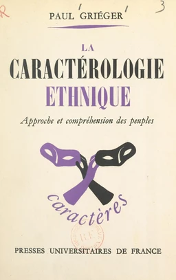 La caractérologie ethnique