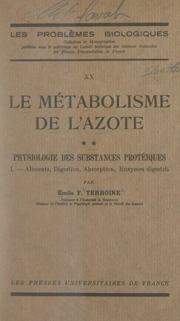 Le métabolisme de l'azote (2)