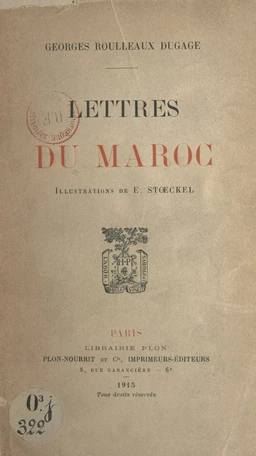 Lettres du Maroc