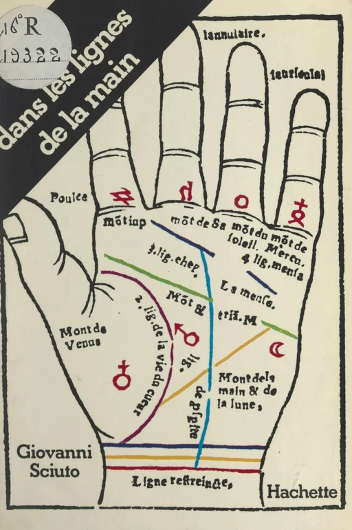 Lire dans les lignes de la main - Giovanni Sciuto - (Hachette) réédition numérique FeniXX