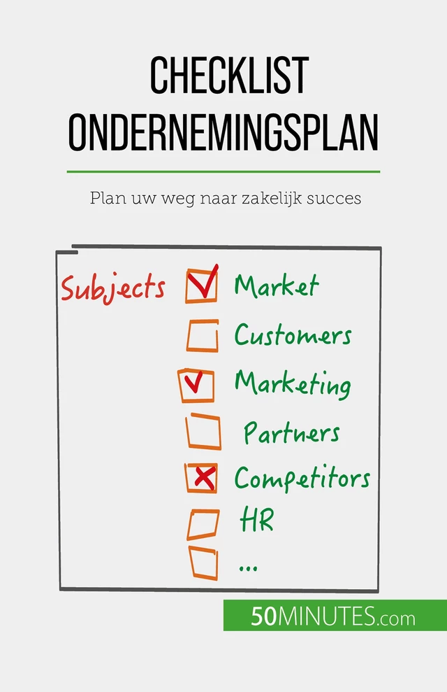 Checklist ondernemingsplan - Antoine Delers - 50Minutes.com