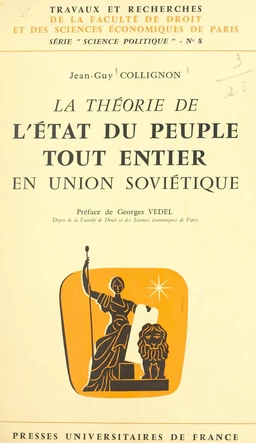 La théorie de l'État du peuple tout entier en Union soviétique