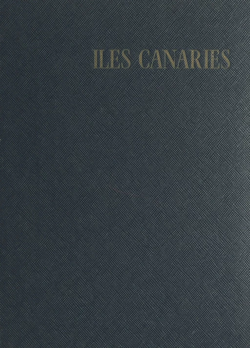 Îles Canaries - Patrick de Panthou - (Hachette) réédition numérique FeniXX