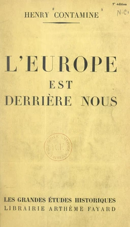 L'Europe est derrière nous