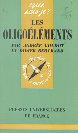 Les oligoéléments