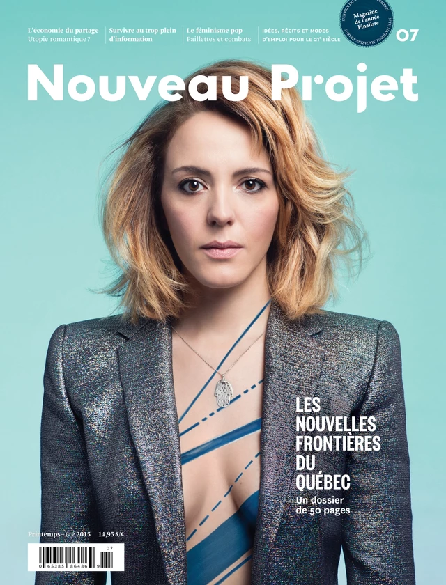 Nouveau Projet 07 - Nicolas Langelier, Marc-André Cyr, Marie-Claude Élie-Morin, Binh An Vu Van, Gabrielle Immarigeon, Clément Sabourin, Valérian Mazataud, Antoine Dion-Ortega, Pierrick Blin, Rémy Bourdillon, Laurent K. Blais, Daniel Grenier, Flavie Halais, Bertrand Schepper-Valiquette, Benoît Robert, Emmanuel Haddad, Zoé Barry, Josselyn Guillarmou, Pierre Thibault, Elisabeth Vallet, Lisa-Marie Gervais, Sylvain A. Lefèvre, Julie Rocheleau, Arthur Schopenhauer, David Paquet, Aurélie Lanctôt, Mélissa Guillemette,  La rédaction - Atelier 10