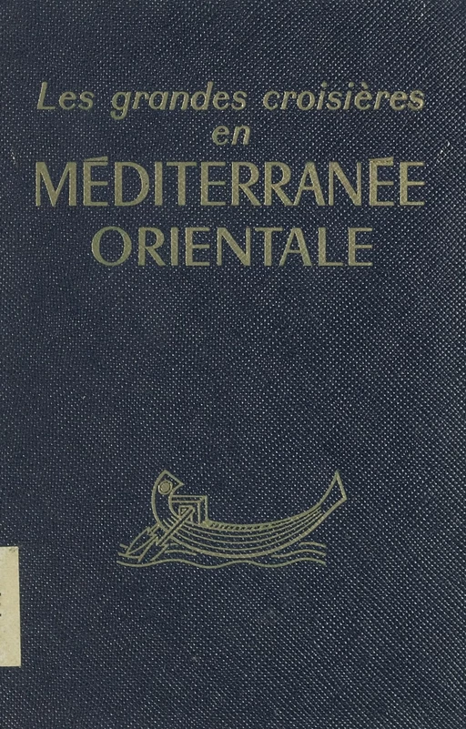 Méditerranée orientale - Claude Janicot - (Hachette) réédition numérique FeniXX