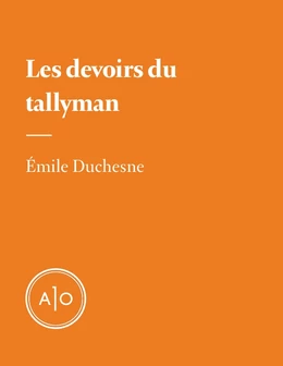 Les devoirs du tallyman