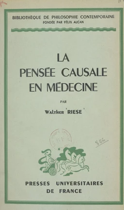 La pensée causale en médecine