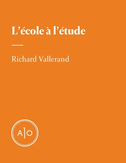 L'école à l'étude