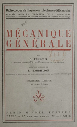 Mécanique générale