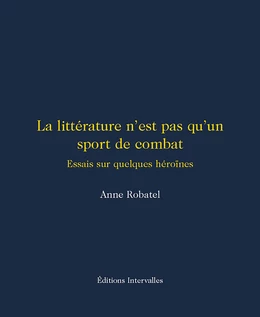 La littérature n'est pas qu'un sport de combat