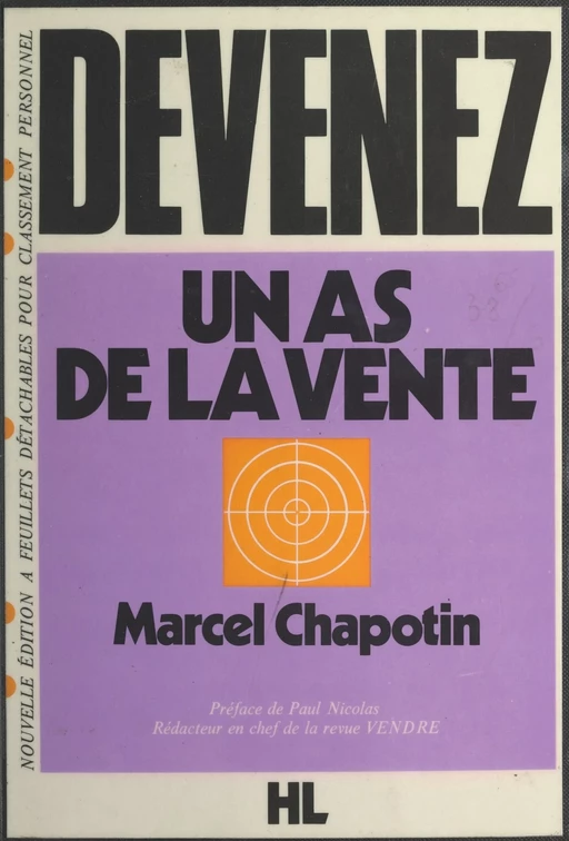 Devenez un as de la vente - Marcel Chapotin - (Hachette) réédition numérique FeniXX