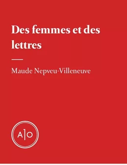 Des femmes et des lettres