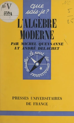 L'algèbre moderne