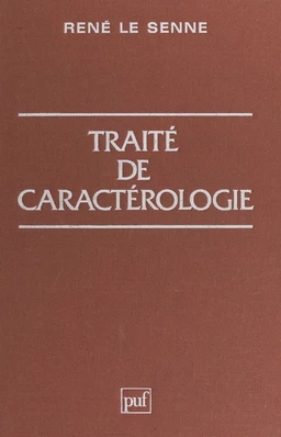 Traité de caractérologie