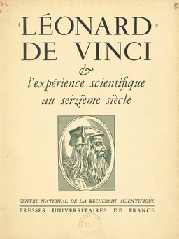 Léonard de Vinci et l'expérience scientifique au XVIe siècle