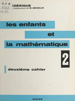 Les enfants et la mathématique (2)