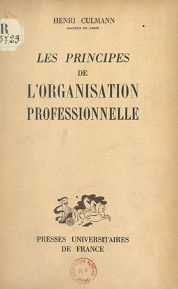 Les principes de l'organisation professionnelle