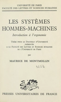 Les systèmes hommes-machines