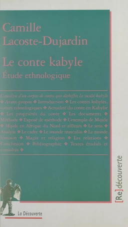 Le conte kabyle