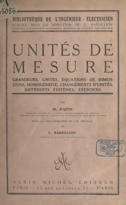 Unités de mesure