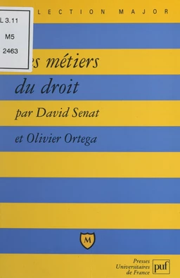 Les métiers du droit