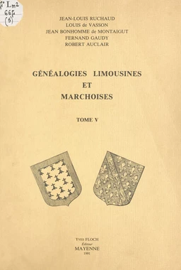 Généalogies limousines et marchoises (5)