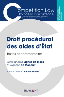 Droit procédural des aides d'État