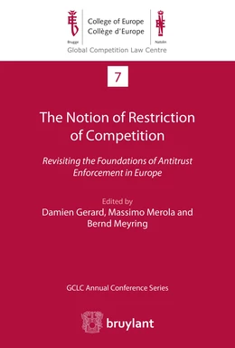 The Notion of Restriction of Competition