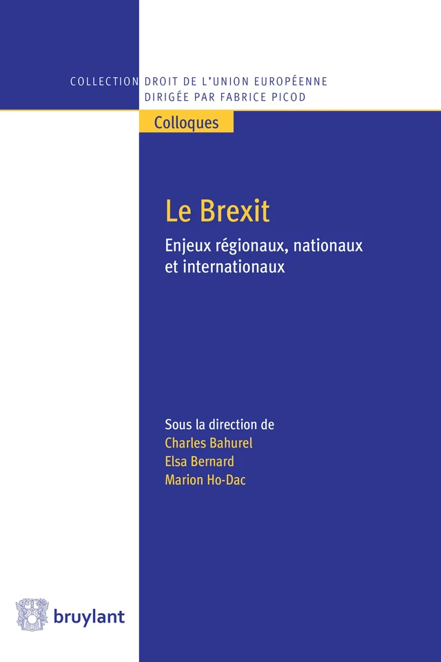 Le Brexit -  - Bruylant