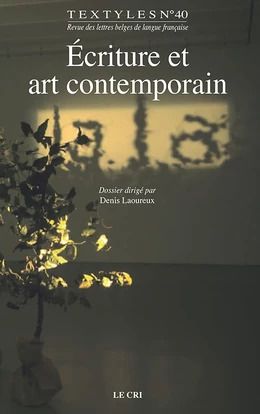 Écriture et art contemporain