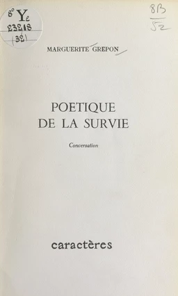 Poétique de la survie