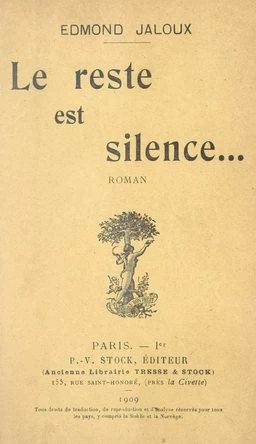 Le reste est silence...