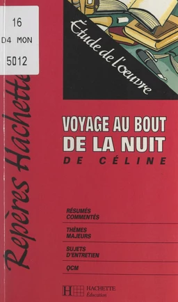 Voyage au bout de la nuit, de Céline