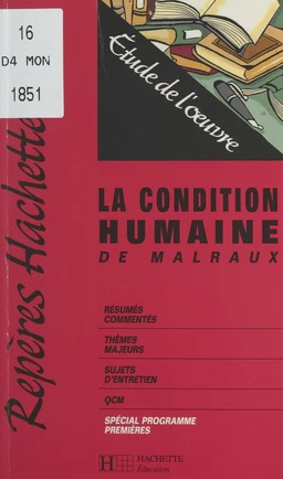 La condition humaine, de Malraux