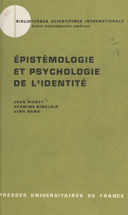 Épistémologie et psychologie de l'identité