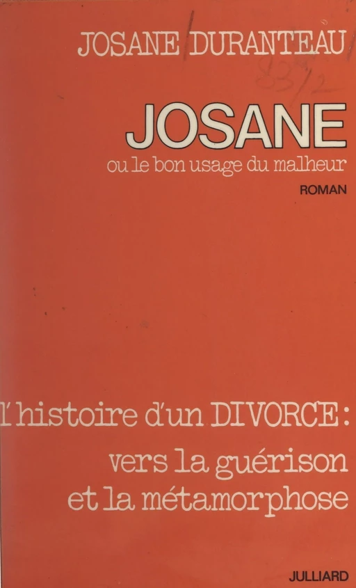 Josane - Josane Duranteau - (Julliard) réédition numérique FeniXX