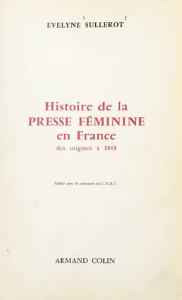 Histoire de la presse féminine en France, des origines à 1848