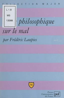 Leçon philosophique sur le mal