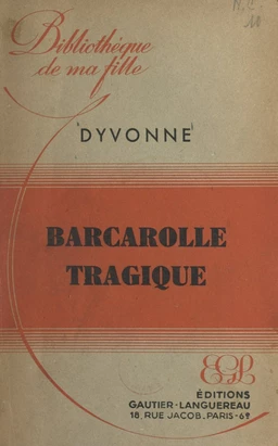 Barcarolle tragique