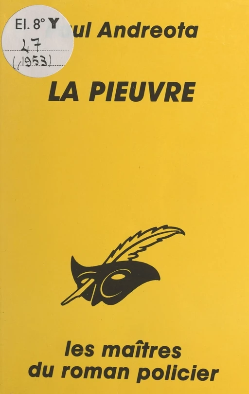 La pieuvre - Paul Andreota - (Éditions Du Masque) réédition numérique FeniXX