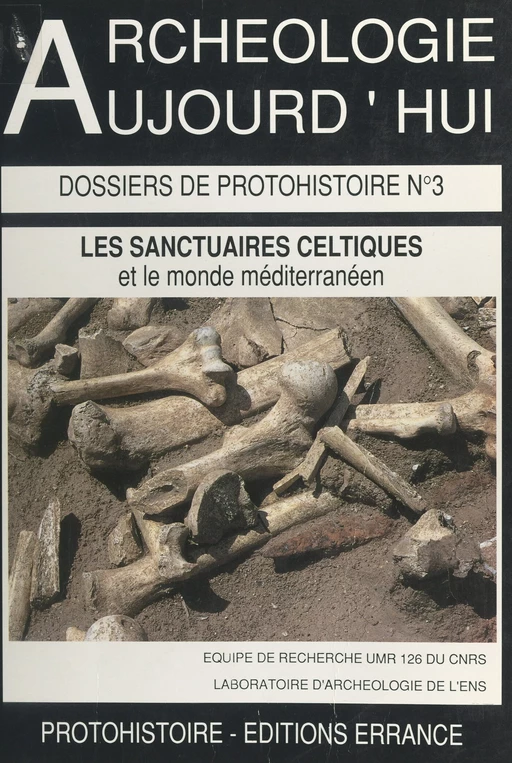 Les sanctuaires celtiques et leurs rapports avec le monde méditerranéen -  Archéologies d'Orient et d'Occident et textes anciens,  Collectif,  Direction régionale des antiquités historiques (Picardie) - (Errance) réédition numérique FeniXX