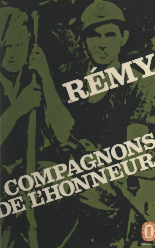 Compagnons de l'honneur -  Rémy - (Le Livre de poche) réédition numérique FeniXX