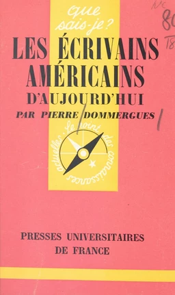 Les écrivains américains d'aujourd'hui