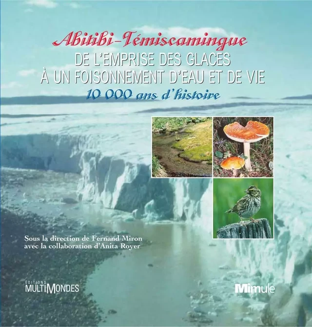 Abitibi-Témiscamingue : de l’emprise des glaces à un foisonnement d’eau et de vie : 10 000 ans d’histoire - Fernand Miron - Éditions MultiMondes